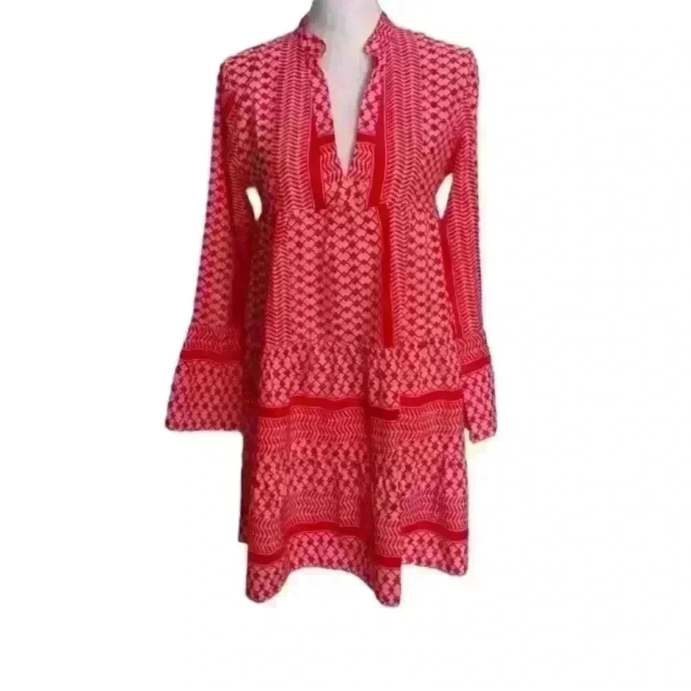 Coral Boho Dress Size Small